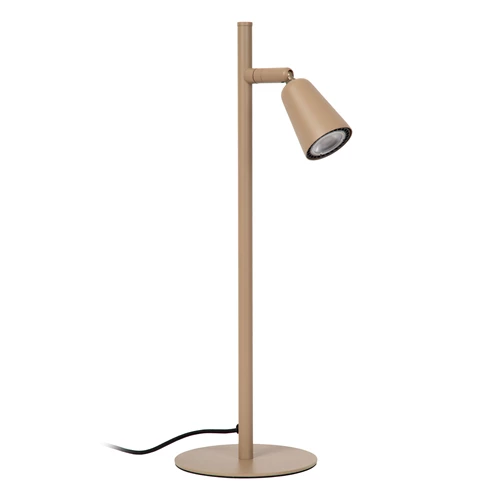 Lucide TIANA - Table lamp - 1xGU10 - Taupe | Essential - turned off